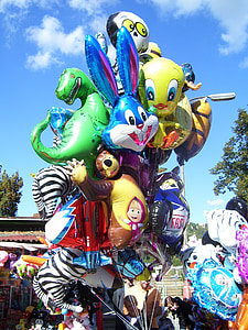 balony, zwierzątka, Pielgrzymka