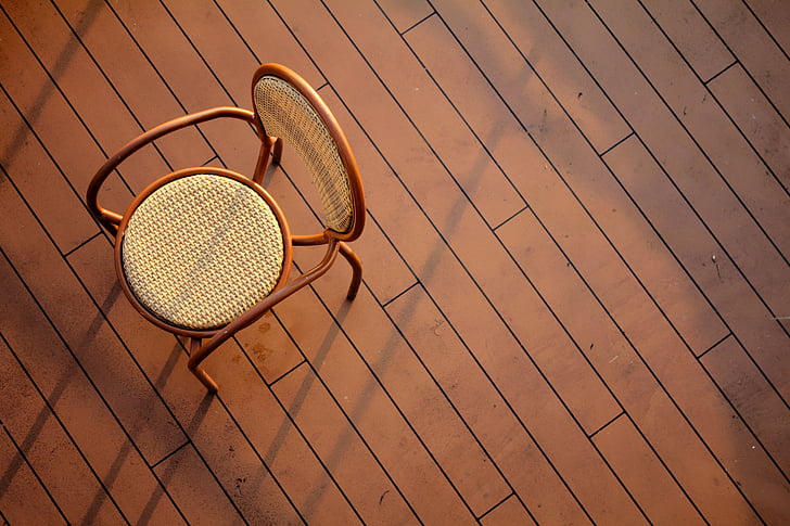 silla, relajarse, parquet, paneles de madera, madera, Fondo, vista superior