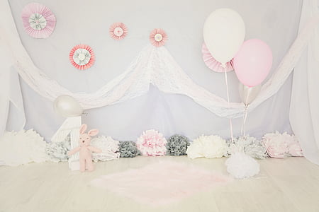 един, година, бебе, Момиче, рожден ден, розово, сватба