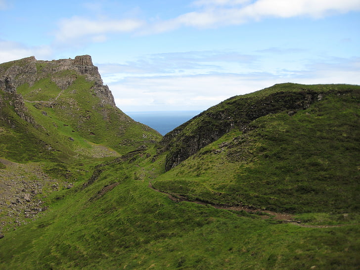 muntanya, paisatge, paisatge de muntanya, Escòcia, natura, representacions, turó