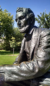 Авраам Линкольн, Президент, Америки, США, Бойсе, Айдахо, Памятник