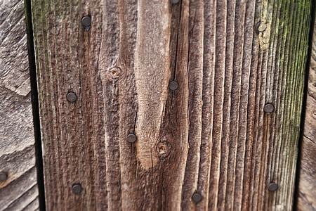Дървени огради, дъски, стенни табла, закован, дървен материал, изтрити, порта