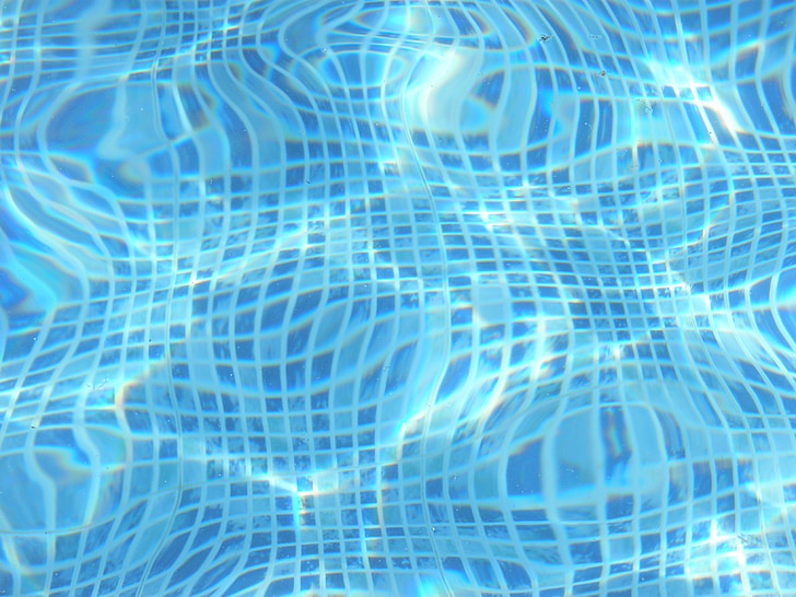 Pool, Wasser, Blau, Bad