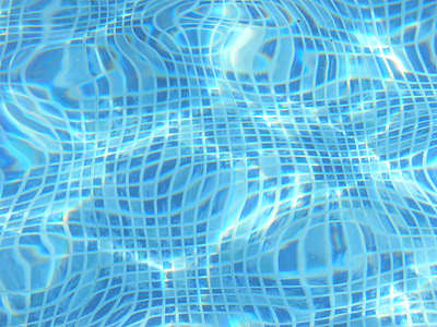 piscina, acqua, blu, bagno