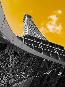 에펠, 파리, 프랑스, 유럽, 랜드마크, 타워, 자본