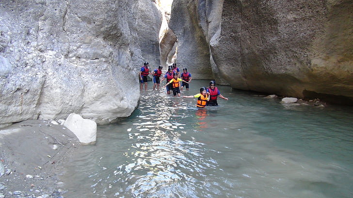 canyon, turkey rafting, adventure, mediterranean, people, water, river