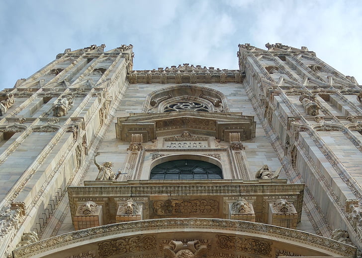 Milà, Catedral, cel, Itàlia, arquitectura, Llombardia, Monument