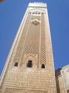 Mosquée, Casablanca, Maroc, l’Afrique, Hassan ii, architecture, Église