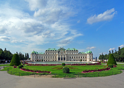 Castillo, vienen de Belvedere, Palacio, barroca, Viena, Austria