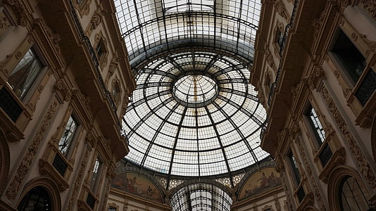 spomenik, umjetnost, Italija, Milan, radi, Povijest, Galleria vittorio emanulele ii