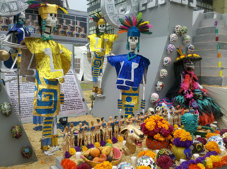 day of the dead, offering, mexico