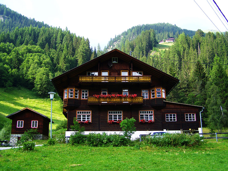Alpine hus, Chalet, Österrike
