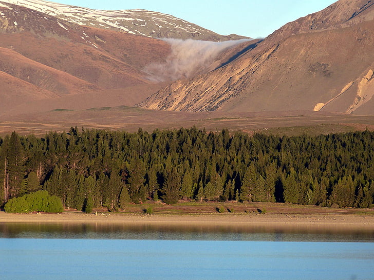 New zealand, landskapet, natur, Sørøya, anlegget, Lake, skog