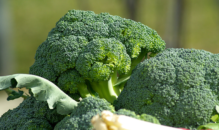 zelenina, brokolica, kapusta, trhu, vitamíny, rastlinné, jedlo