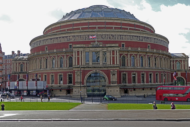 Lontoo, Royal albert hall, Englanti, Hall, Nähtävyydet, konserttisali, arkkitehtuuri
