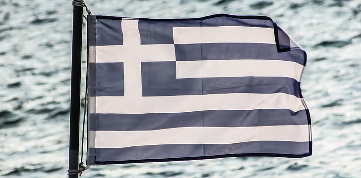Grieķija, karogs, simbols, valsts, valsts, Grieķu