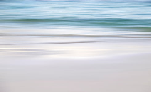 Mar, tranquil, oceà, Costa, ona, natura, blau