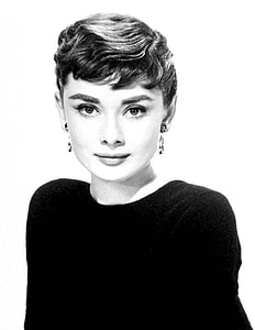 Audrey hepburn, aktris, Vintage, film, gambar gerak, bintang, selebriti