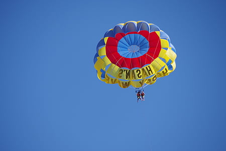 parasailing, Tyrkiet, Extreme, flyve, høj, sjov, flyvende