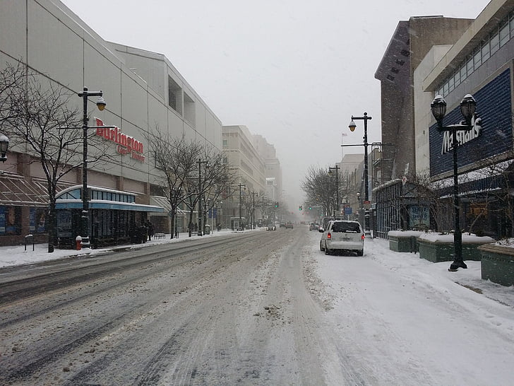Philadelphia, zăpadă, City, centrul orasului, urban, Pennsylvania, iarna