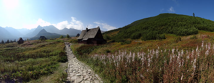 Polònia, el Parc Nacional, muntanyes, paisatge, Tatry, tardor, natura
