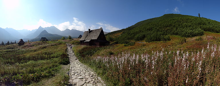 Polonia, el Parque Nacional, montañas, paisaje, Tatry, otoño, naturaleza