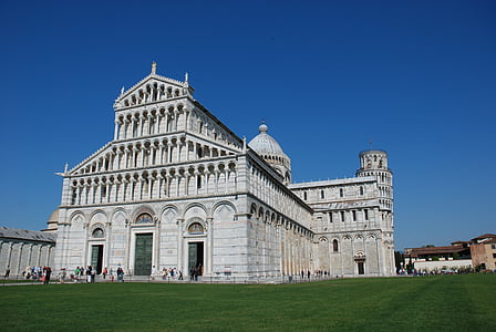 Pisa, Italija, Italia, krstilnica, Toskana, poševnega stolpa, potovanja