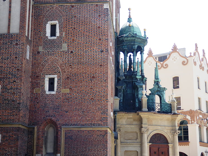 jezero dusia, Krakov, fasada, spomenik, Spomenici, Stari grad, arhitektura