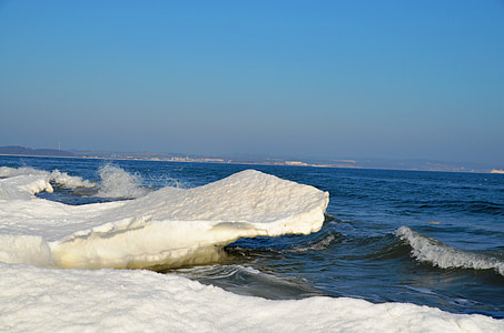 ledo lytys jį, Baltijos jūros, žiemą