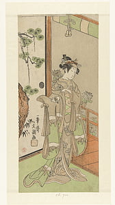 Japonés, obra de arte, cuadro, pintura, Museo, histórico, creativa