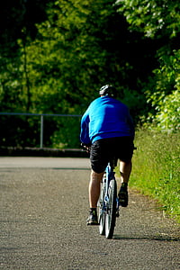 leisure, sport, biking, cycle path
