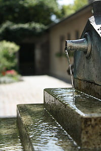 Fontana, vode, vrt, parka, protok, priroda, schwarzrheindorf