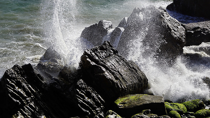 oceà, accident, ona, l'aigua, natura, Mar, Costa