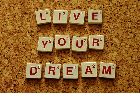 Ζήστε το όνειρό σας, κίνητρα, κίνητρο, ευχές, επιδιώκουν στόχους, κάνει τα όνειρα πραγματικότητα, θάρρος