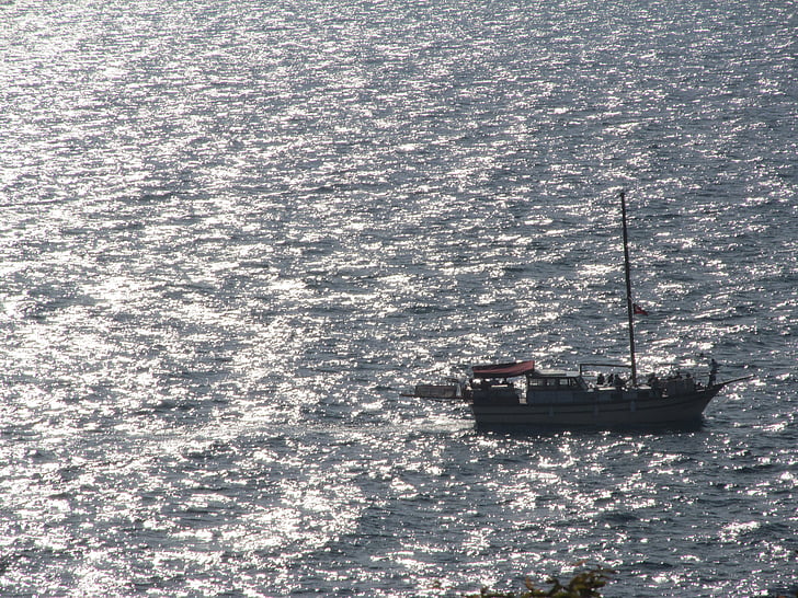 Antalya, Địa Trung Hải, con tàu, lấp lánh, hòa bình, thủy