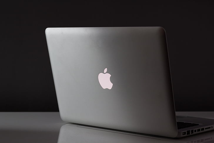 Jabłko, komputera, laptopa, MacBook, stół, Technologia, Internet