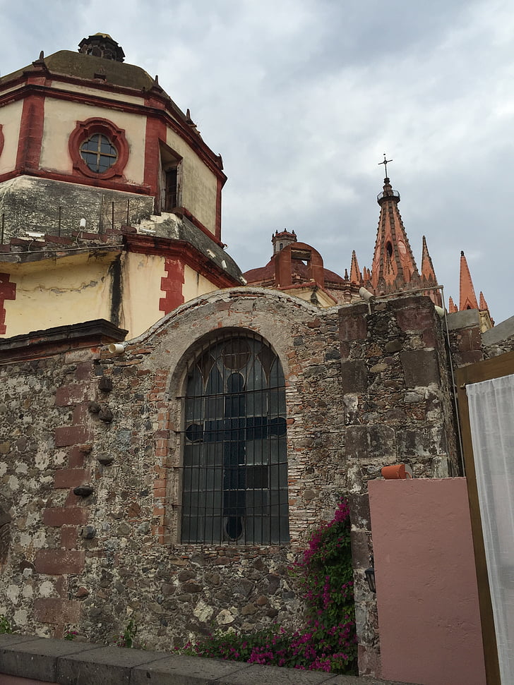 San miguel de allende, kirke, katedralen, Mexico, arkitektur, historie, kulturelle