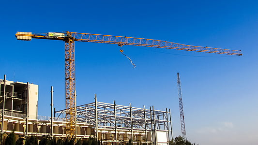 Crane, de levage, construction, lourdes, machine, développement, ingénierie