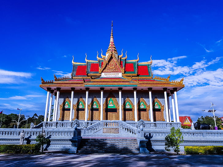 buddhistischer Tempel, Smartphone-Fotografie, Samsung Galaxy s8 Fotografie, chhouknet, com