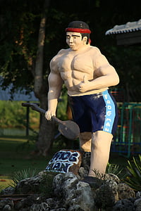 la statue, muscle, attraction touristique