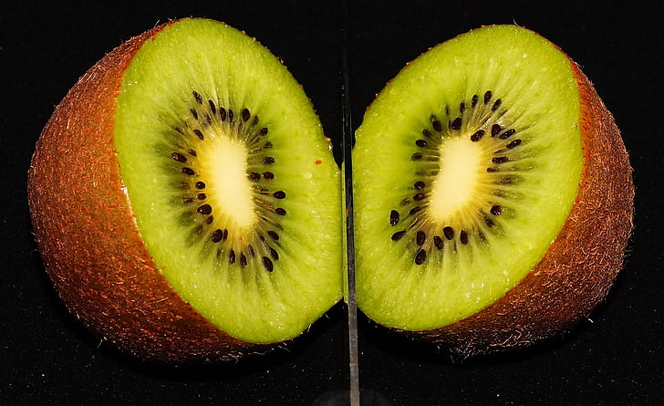 Kiwi, kinesisk strahlengriffel, deilig, moden, fruktig, saftig, frukt