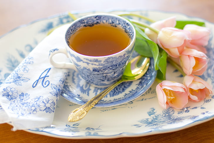 šálek čaje, čaj, šálek kávy, káva, ročník, Vintage Čína, Vintage čaj pohár
