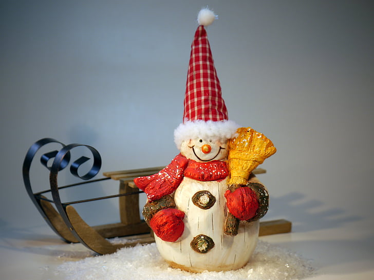 Ніколас, Різдво, заєць, кролик, Снігова людина, слайд, сніг