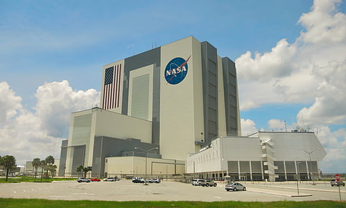 nasa, usa, florida, space travel, space shuttle hangar, kennedy space center