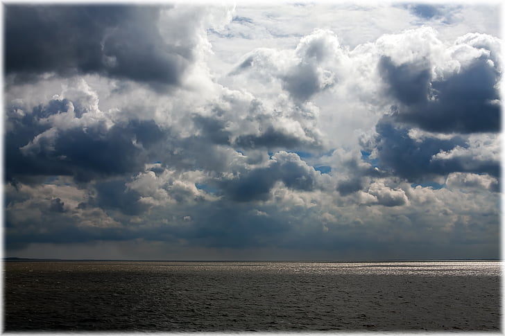 海, 雲, 楽しみにして, 太陽, 空, 水, ビーチ