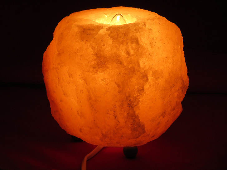 salt lampe, Kłodawa, vulkanen, elektrisk lys med salt
