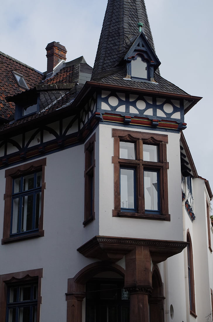 Hannover, arkitektur, byggnad, fönstret, torn, monumentet
