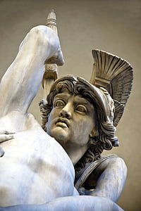Firenze, Piazza della signoria, a Palazzo vecchio, Michelangelo, David, nagy reneszánsz, neptunbrunnen