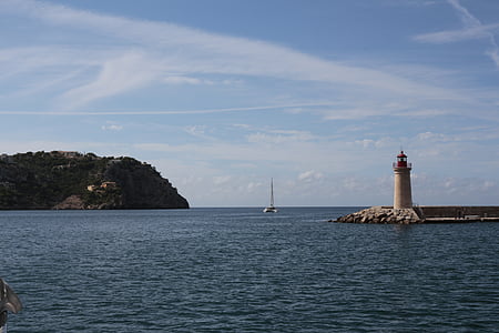 Mallorca, paisaje, Mediterráneo, verano, mar, Costa, vacaciones