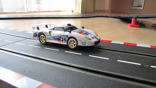 carrera, juguetes, Automático, coche de juguete, Porsche
